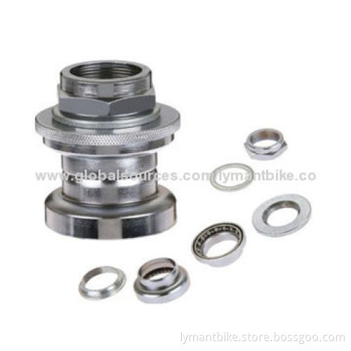 Bicycle Headset, Made of Steel, Sized 1x24T, 22.2x32.5x26.4/27mm Diameter, Threaded, Urban